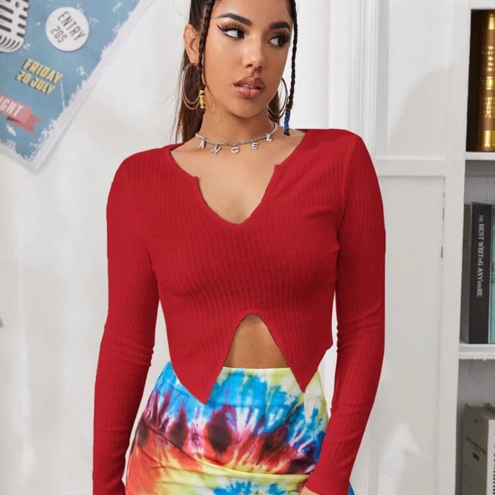 Crop beach top